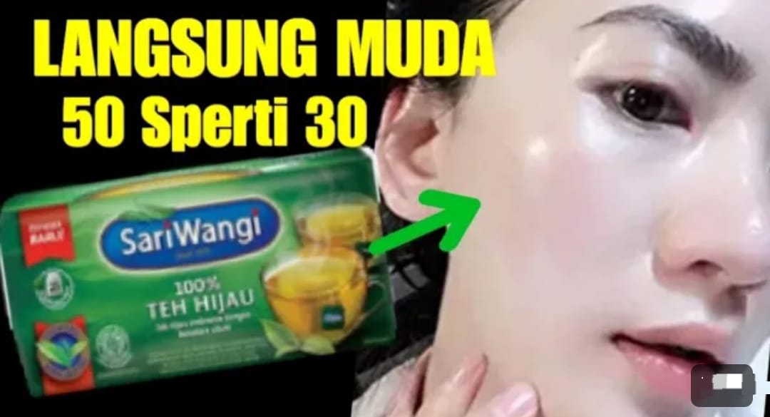 2 Cara Membuat Masker Teh Hijau untuk Memutihkan Wajah Kusam Dengan Cepat, Wajah Kencang Bebas Noda Hitam