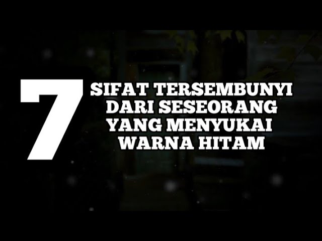 Psikologi Praktis: 7 Tipe Kepribadian Orang yang Menyukai Warna Hitam, Benarkah Mereka Orang yang Misterius?