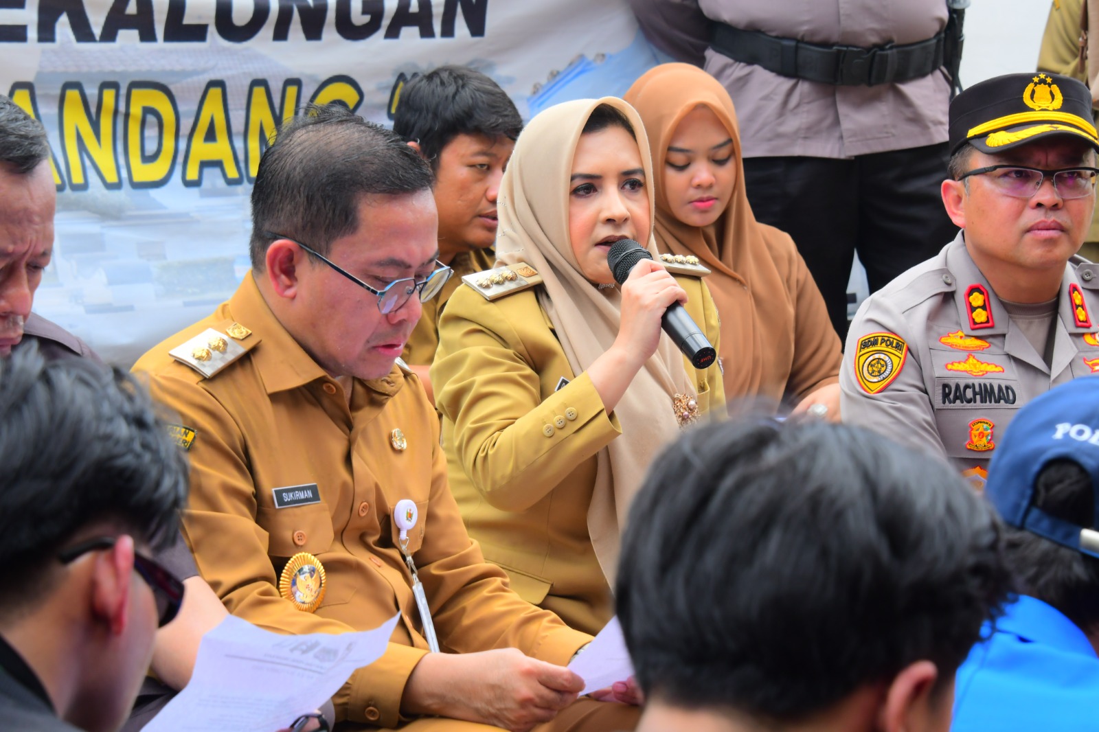 Bupati Fadia Arafiq: Aspirasi Mahasiswa Jadi Bahan Evaluasi dan Penguatan Kinerja Pemkab Pekalongan