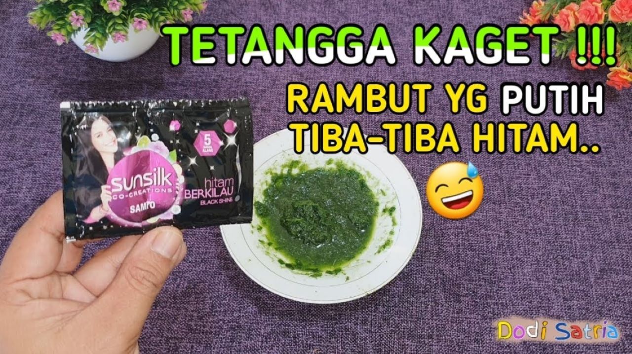 DIY Shampo Teh untuk Menghilangkan Uban Sampai ke Akar, 4 Langkah Rambut Hitam Merata