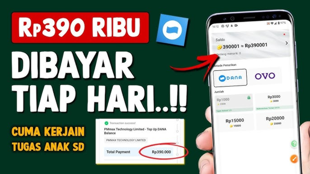 5 Aplikasi Survey Penghasil Saldo DANA Gratis Sampai 300 Ribu, Begini Caranya!