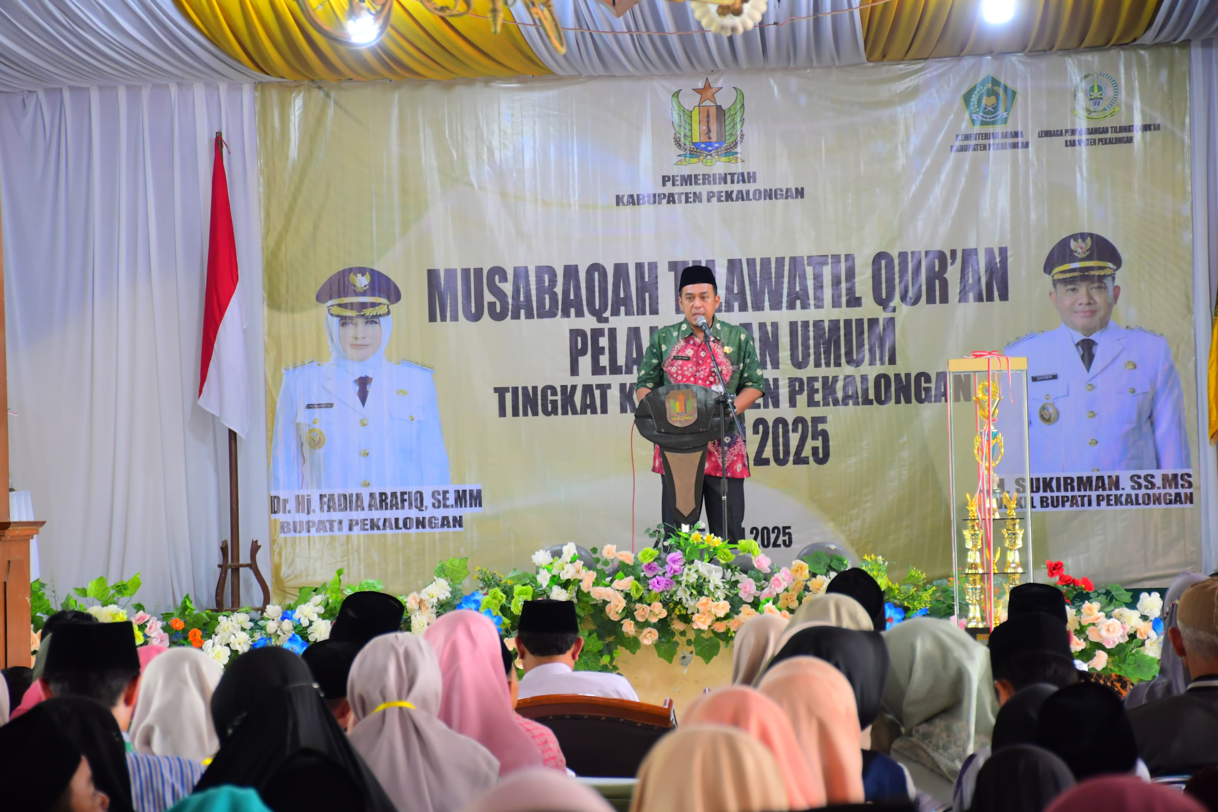 Sekda Yulian Akbar Resmi Buka MTQ Pelajar dan Umum Tingkat Kabupaten Pekalongan