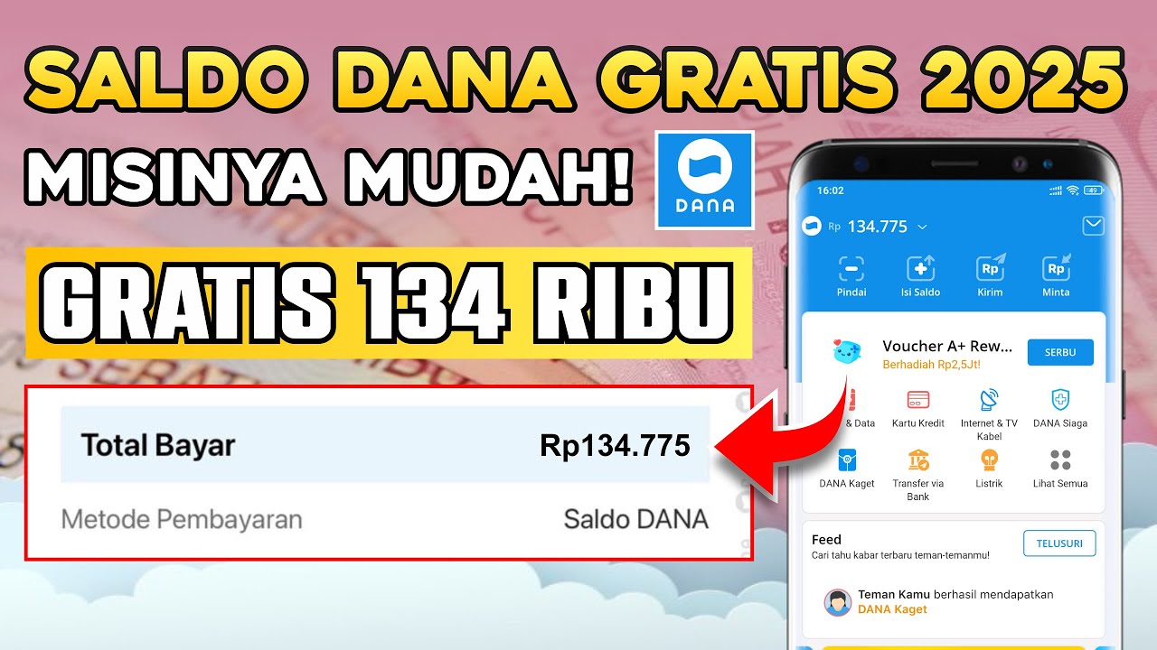 4 Aplikasi yang Menghasilkan Saldo DANA Gratis Terbaru dan Tercepat! Langsung Cair Hitungan Detik