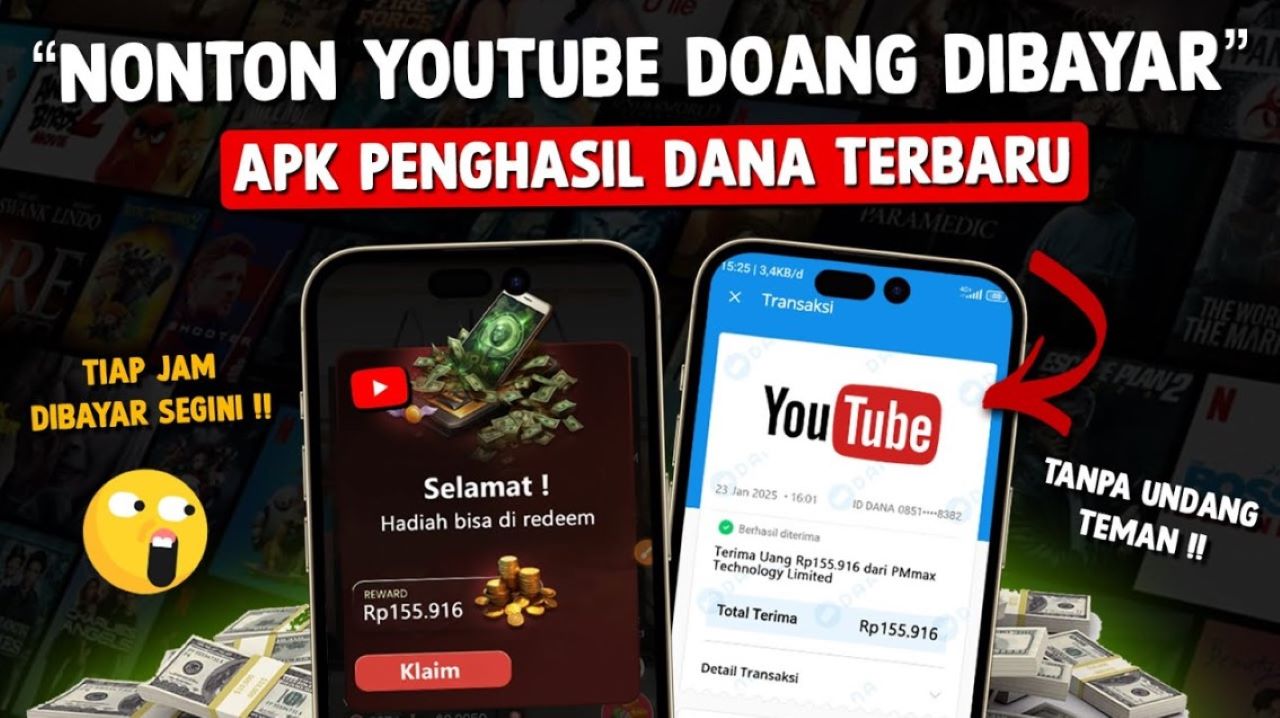 Cara Dapat Saldo DANA dari Aplikasi Givvy Short Reels App, Gajian Rp 155 Tiap Hari