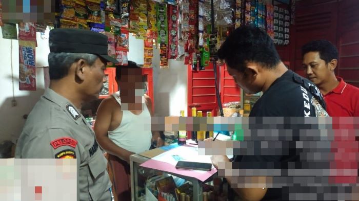 Polsek Karangdadap Sita Miras di Warung Makan dan Toko Kelontong