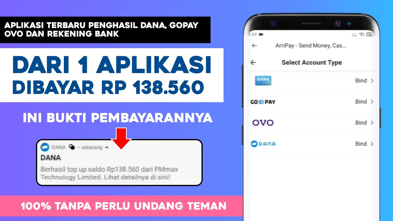 Bisa Tarik Rp138.560 Sehari Berkali-Kali Cuma Main Ini! Aplikasi Penghasil Saldo DANA Langsung Cair!