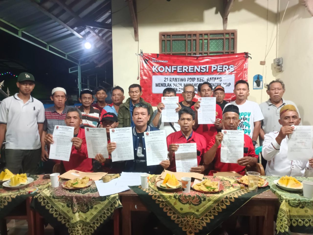 21 Pengurus Ranting PDIP Batang Kota Tolak Hasil Musancab, Ancaman Mundur Massal Mengemuka