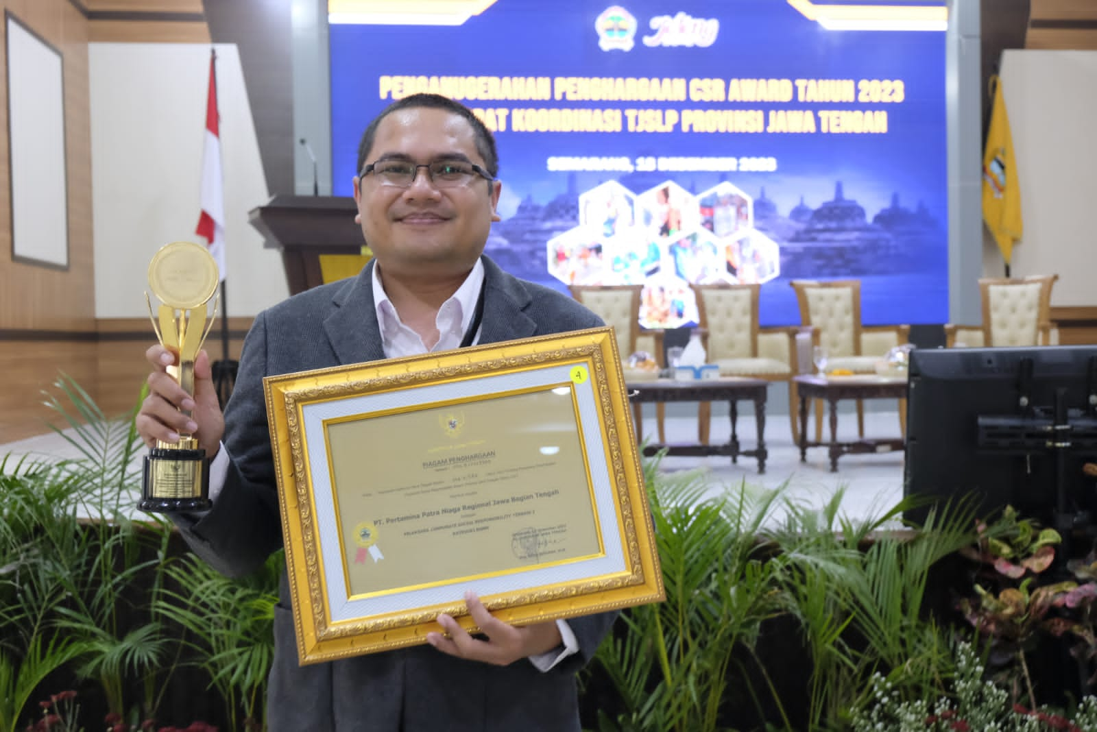 Pertamina Menjadi BUMN Terbaik di Ajang CSR Award Provinsi Jawa Tengah 2023