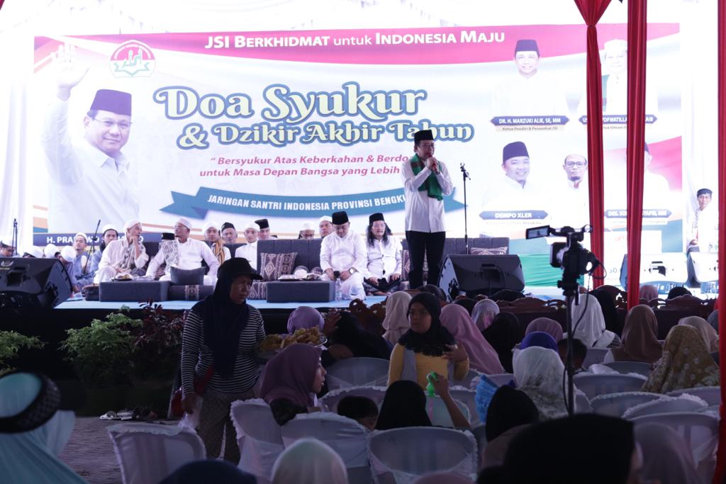 Marzuki Alie Sampaikan Pesan Prabowo untuk Jaga Kondusivitas Pilpres 2024 di Doa dan Dzikir Akhir Tahun JSI