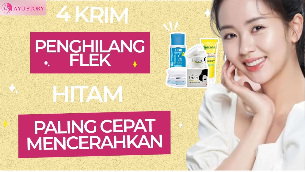 3 Merek Cream Pemutih Wajah Penghilang Flek Hitam Tebal Terbaik, Kulit Gelap Jadi Putih Glowing Awet Muda