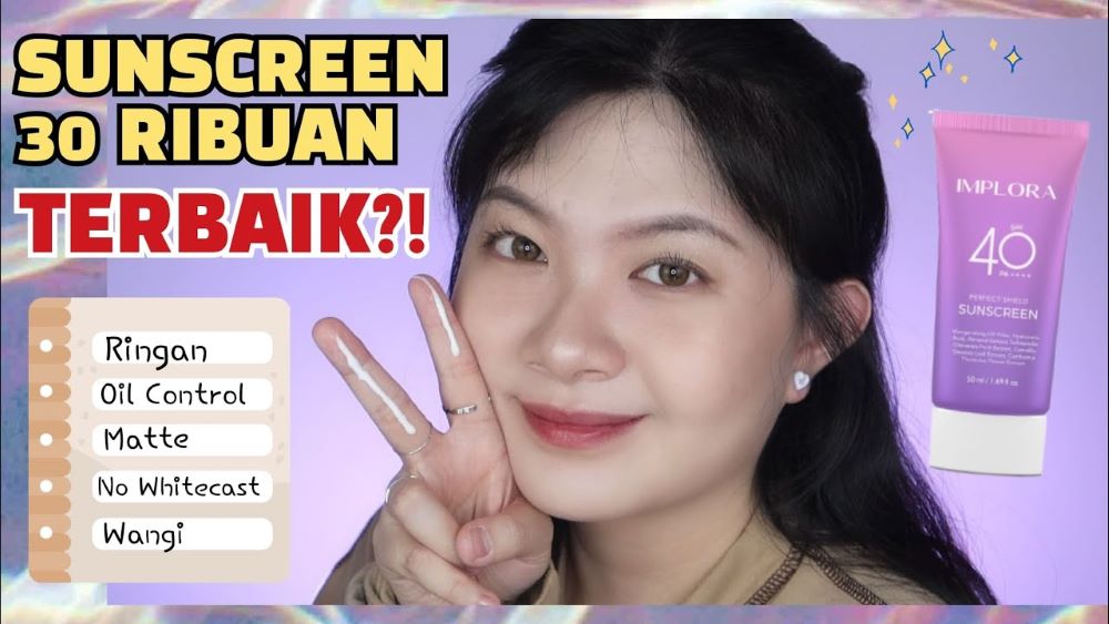 Review Sunscreen Implora 30 Ribuan untuk Kulit Berminyak, Ga Bikin Wajah Berat, Cocok untuk usia 40an 