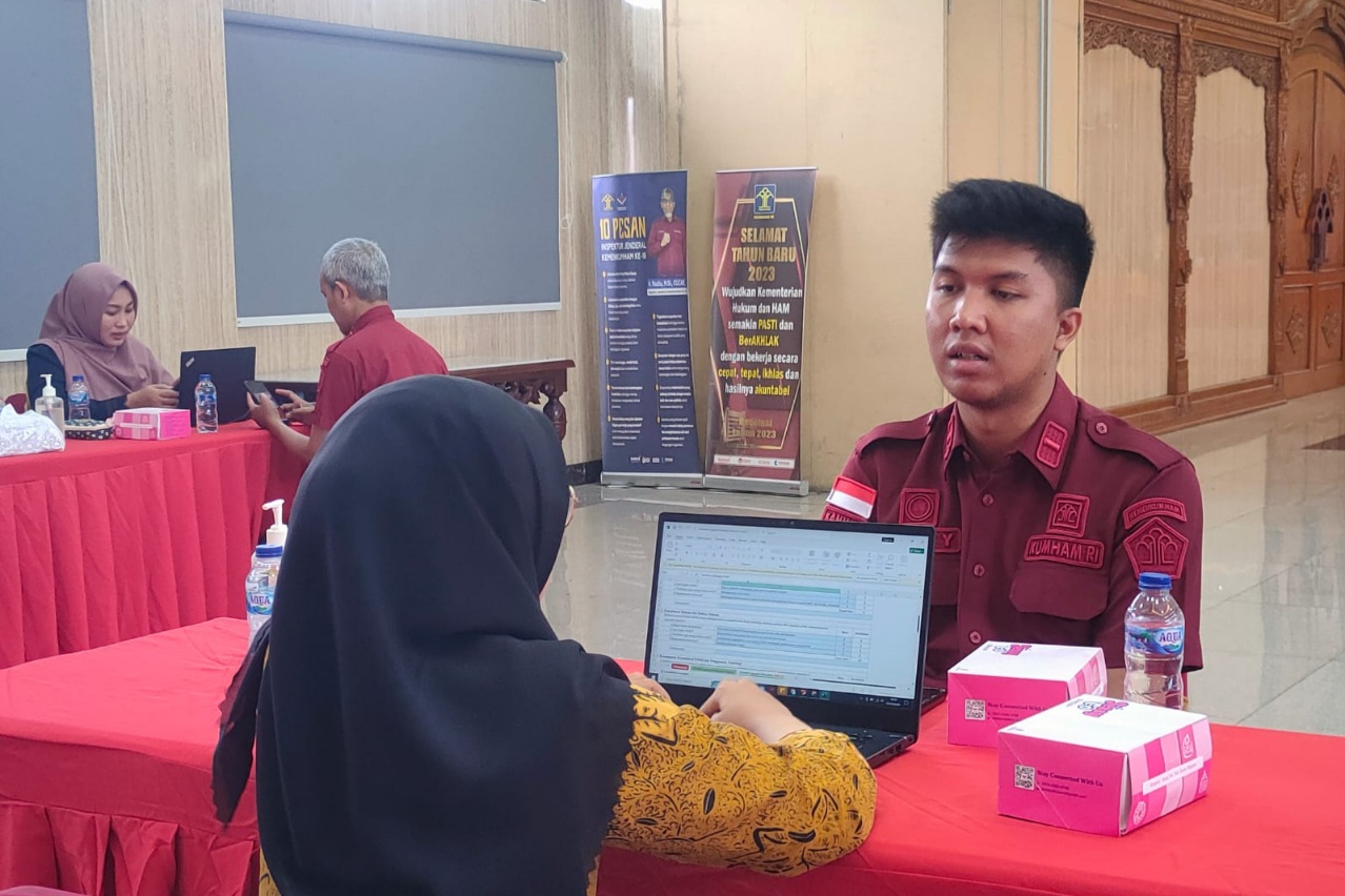 Tingkatkan Karir, Kemenkumham Jateng Ikuti Wawancara Evaluasi Jabatan Fungsional