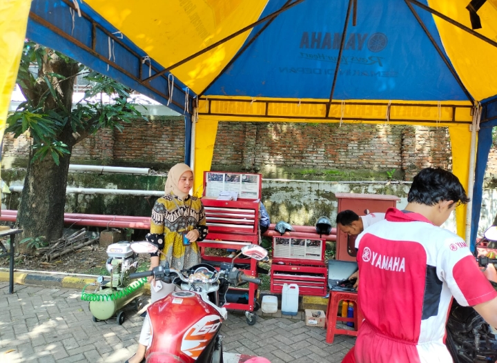 Hotel Khas Pekalongan Gandeng Dealer Yamaha Gelar Service Kendaraan Motor