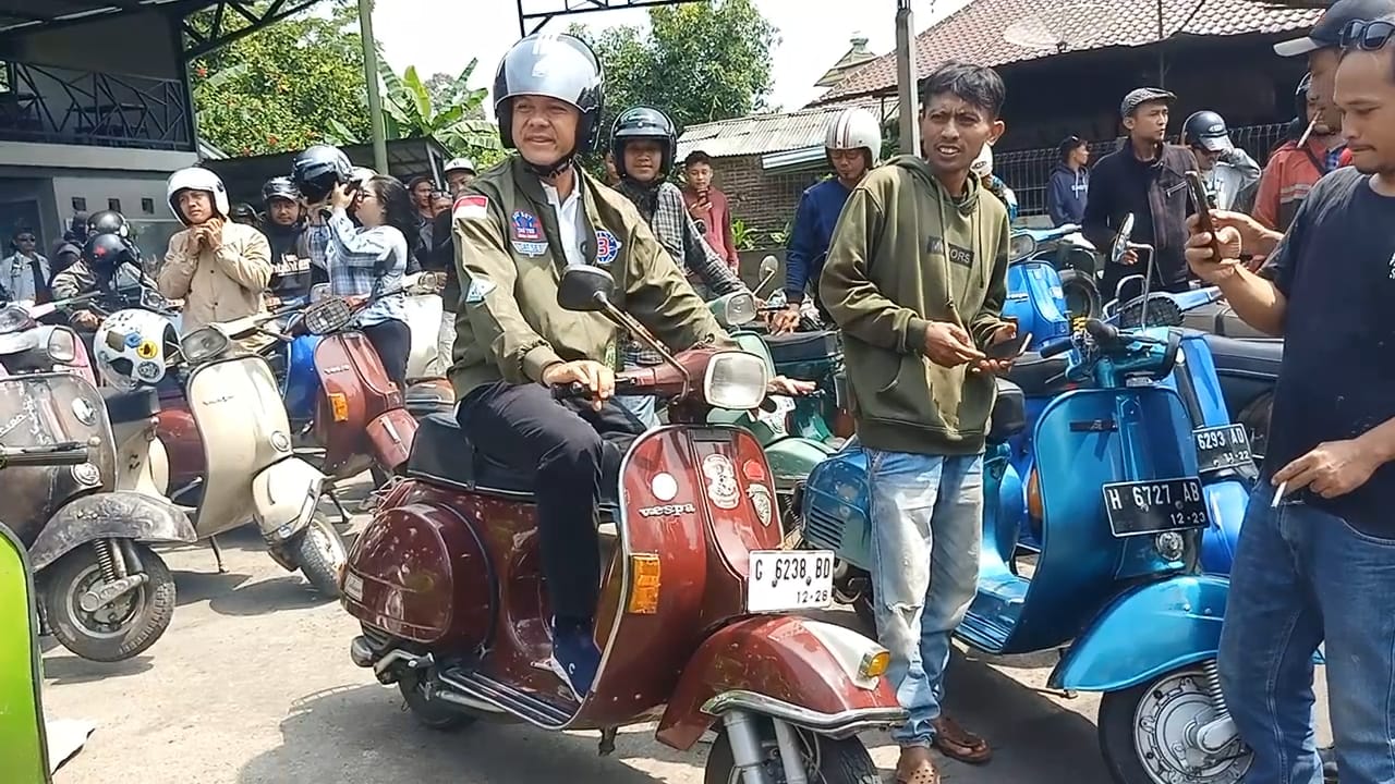 Temui Komunitas Motor di Kabupaten Pekalongan, Ganjar Pranowo Pesan Agar Tertib Berlalu Lintas