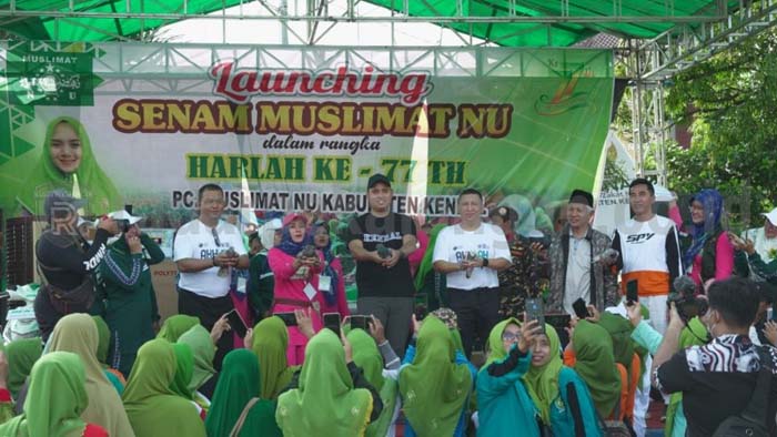 Keren, PC Muslimat Kendal Launching Senam Muslimat NU 