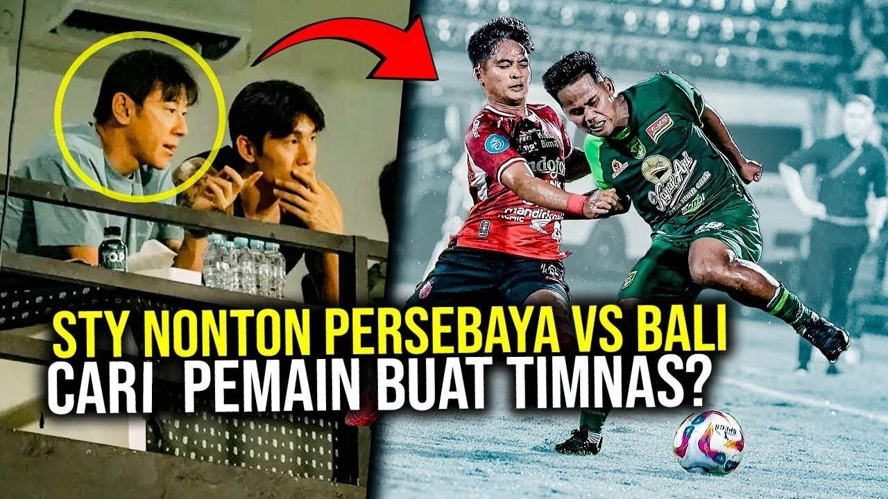 Shin Tae-yong Nonton Langsung Laga Bali United VS Persebaya, Siapa yang Akan Dipanggil ke Timnas Indonesia?