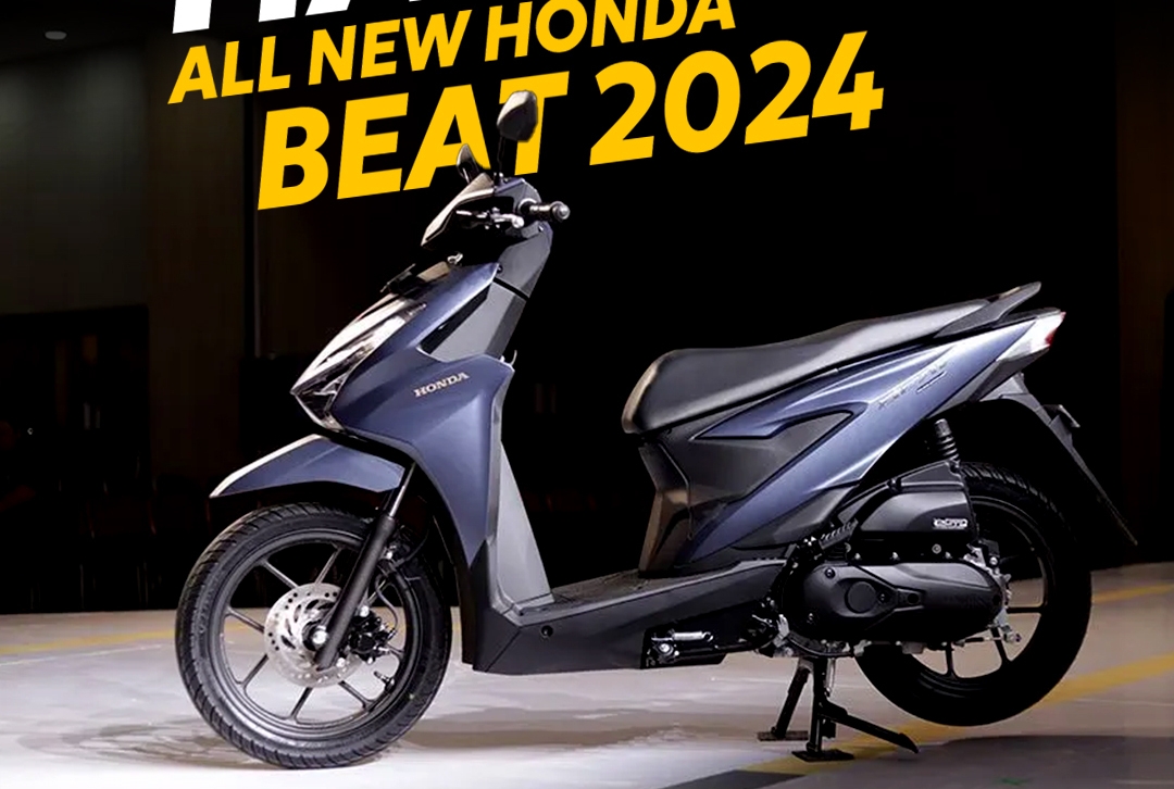 Julukannya Sebagai Motor Sejuta Umat, New Honda Beat 2024 Hadir dengan Desain yang Semakin Memukau!