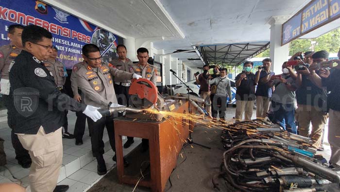 2.821 Pelanggaran Ditindak, 120 Knalpot Brong Disita