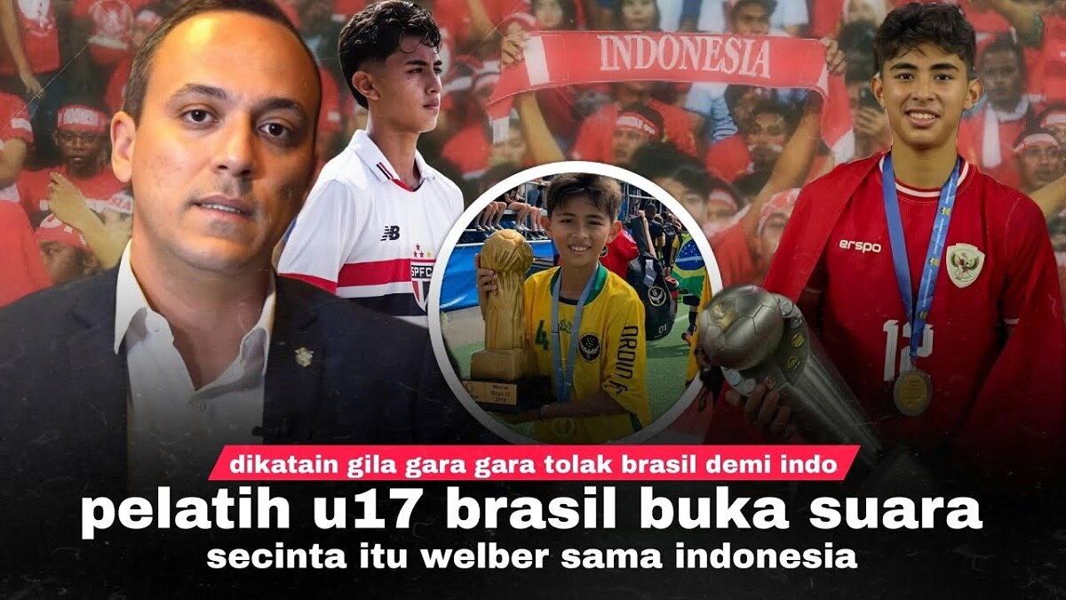 Dia Rela Menolak Kesempatan Besar Demi Indonesia: Cerita Pelatih Brasil U-17 Soal Welber Jardim