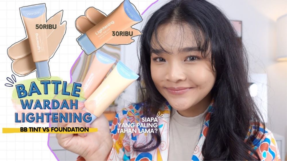 Review Battle BB Tint Vs Foundation Wardah Lightening untuk Menutupi Noda Hitam di Usia 30an Ke Atas