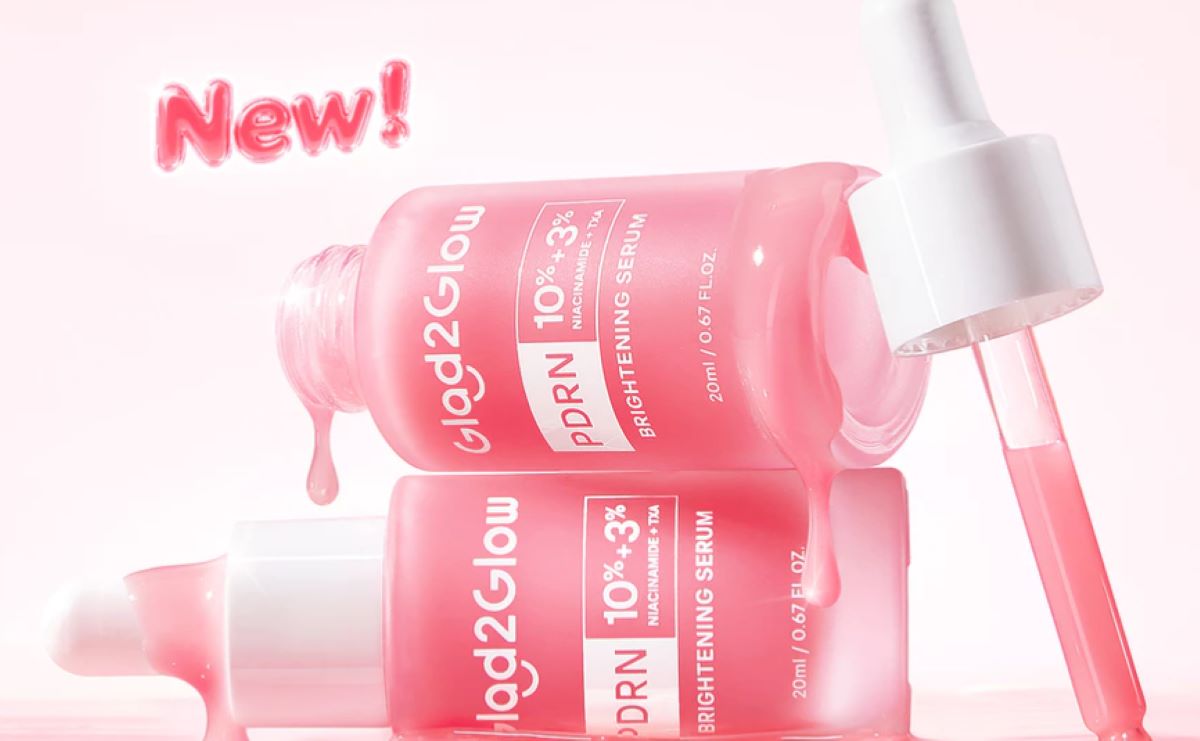 Ini Dia Serum Pink Glad2Glow yang Bisa Bikin Kulit Cerah, Samarkan Bintik Hitam di Wajah!