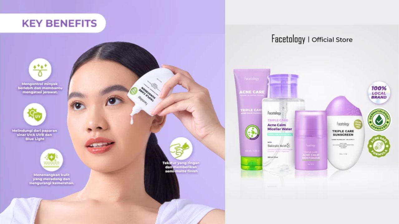 NEW LAUNCH! Bundling Skincare Facetology untuk Mengatasi Jerawat, Rp 200 Ribuan Saja