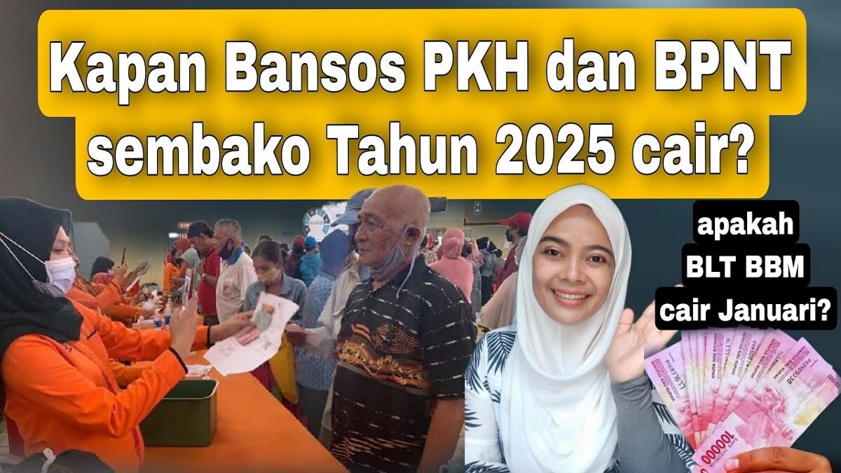 Kapan Bansos Sembako dan PKH 2025 Cair? Cek Update Terbarunya di Sini!