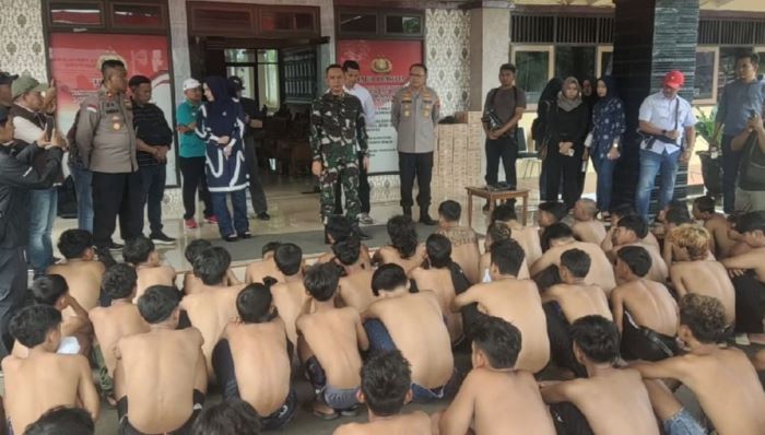 65 Orang Diamankan Polisi di Pekalongan, Ada Bawa Ketapel Hingga Air Soft Gun
