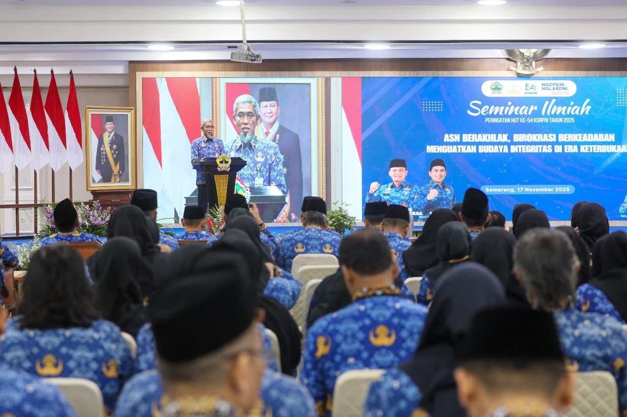 HUT ke-54 Korpri, Sekda Jateng Minta ASN Tidak Antikritik