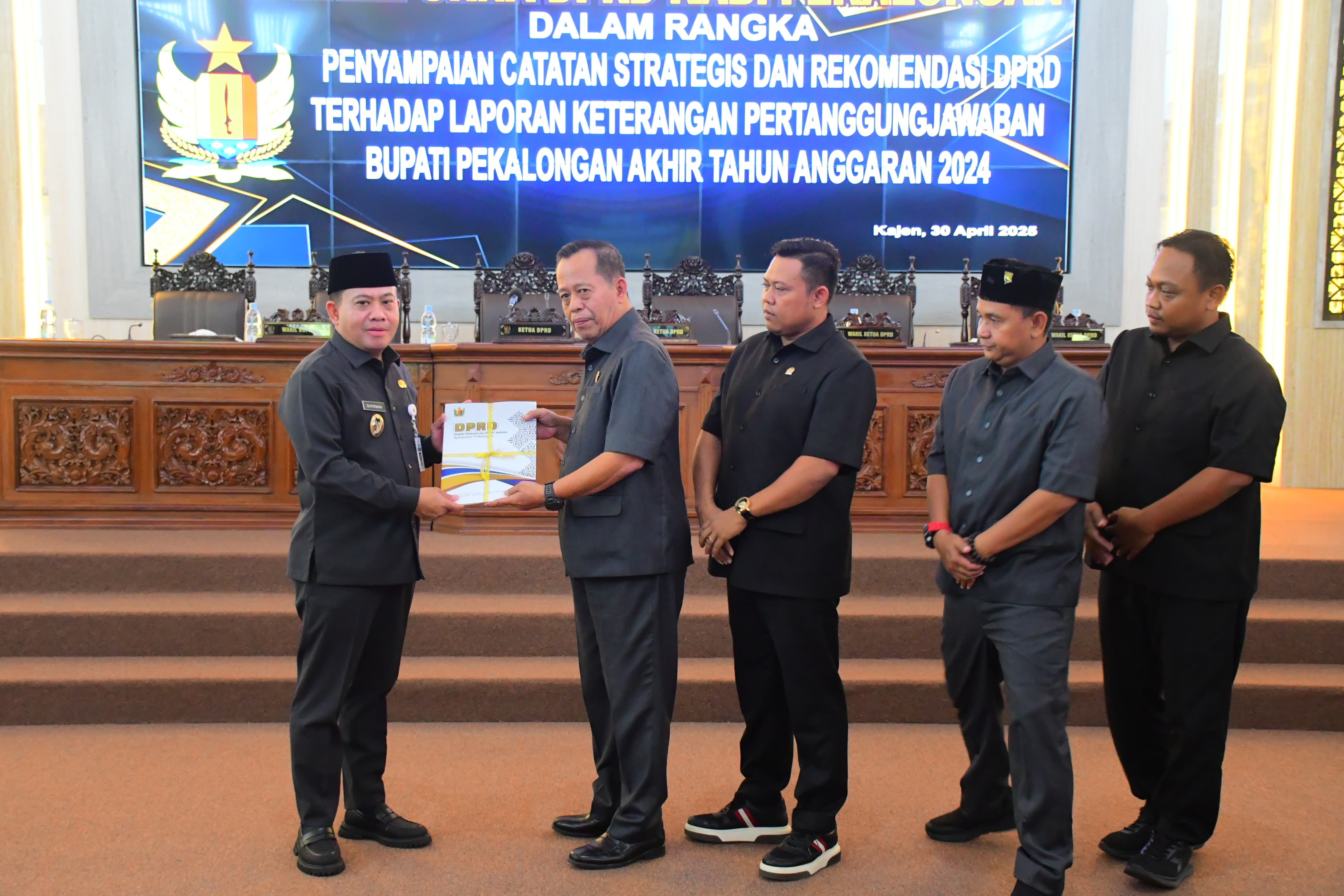 Wakil Bupati Sukirman Apresiasi Rekomendasi Strategis DPRD Kabupaten Pekalongan terhadap LKPJ 2024