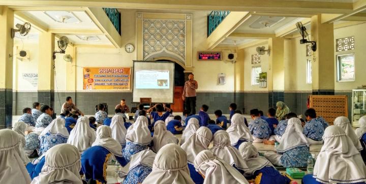 Cegah Bulyying, SD Muhammadiyah 02 Bendan Gelar Sosialisasi Gandeng Polres Pekalongan Kota 