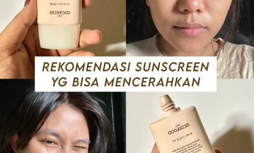 4 Sunscreen Memutihkan yang Bikin Glowing, Ampuh Cegah Tanda Penuaan Flek Hitam dan Garis Halus