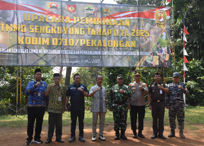 Pembukaan TMMD Sengkuyung Tahap II 2025 di Desa Kutorojo Kajen, Sasar Pembangunan Fisik dan Non Fisik