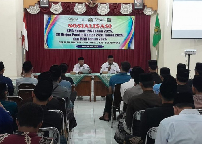 Kemenag Kabupaten Pekalongan Sosialisasikan Regulasi Baru dan Persiapan MQK 2025 kepada Pengurus Pesantren