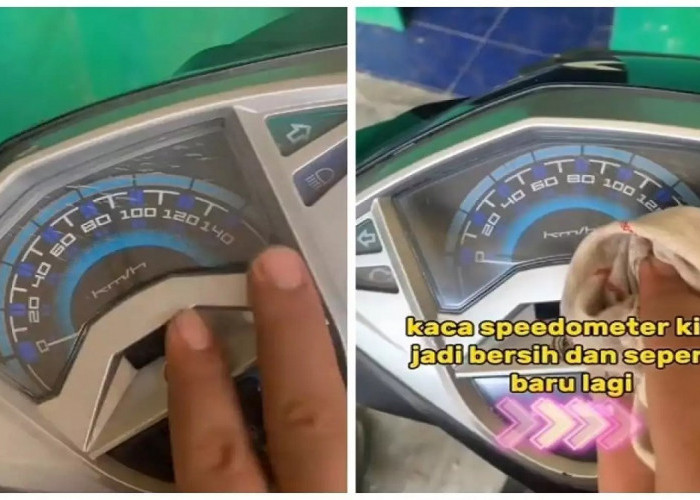 Tanpa Olesan Oli, Ini Trik Hilangkan Noda Kusam dan Retak di Speedometer Motor, Cuma Pakai 1 Bahan Dapur