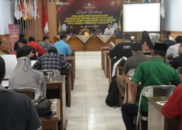 KPU Gelar Rakor Penyusunan dan Penetapan DCT Anggota DPRD Kabupaten Pekalongan pada Pemilu 2024