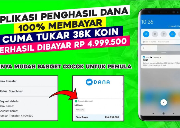 Aplikasi Penghasil Saldo DANA yang Paling Mudah dan Terbukti Membayar! Cair Dalam Hitungan Detik