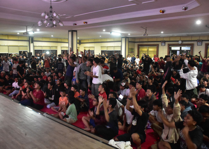 Meriahnya Nobar Timnas Indonesia vs China di Kabupaten Pekalongan, Ribuan Warga Sangat Antusias