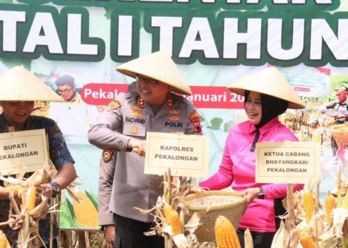 Polres Pekalongan Fokus Tingkatkan Produksi Jagung Lokal