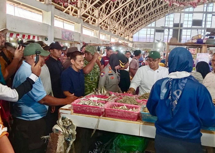 Jelang Lebaran, Bupati Batang Sidak Pasar Pantau Harga Pangan