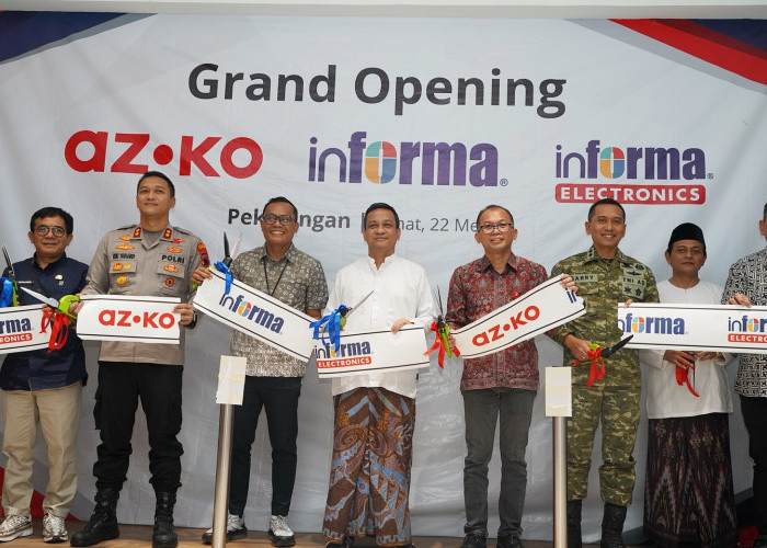 Dongkrak Ekonomi, Wali Kota Aaf Resmikan AZKO Informa Pekalongan: Serap 90 Persen Tenaga Kerja Lokal