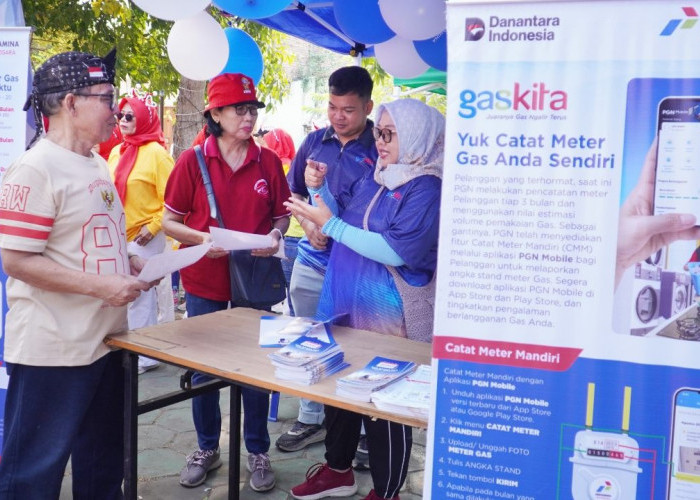 Semarak HUT RI, Ribuan Warga Semarang Jalan Sehat Sekaligus Merayakan Gempita Gaskita Jargas PGN