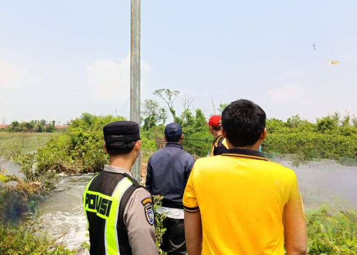 Tanggul Sungai Silempeng di Desa Depok Pekalongan Jebol, Belasan Hektare Sawah Terdampak