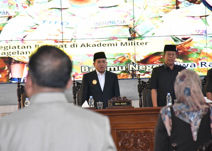 Wabup Pekalongan Sukirman Ikuti Paripurna DPRD Bahas Pandangan Umum Fraksi-fraksi Terkait Raperda APBD 2026