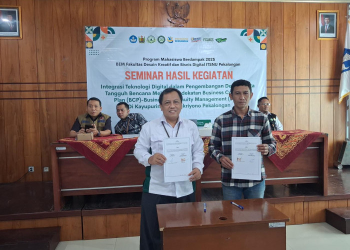 ITSNU Pekalongan Gelar Seminar Hasil Hibah Kemdiktisaintek 2025, Dorong Penguatan Desa Wisata Berkelanjutan