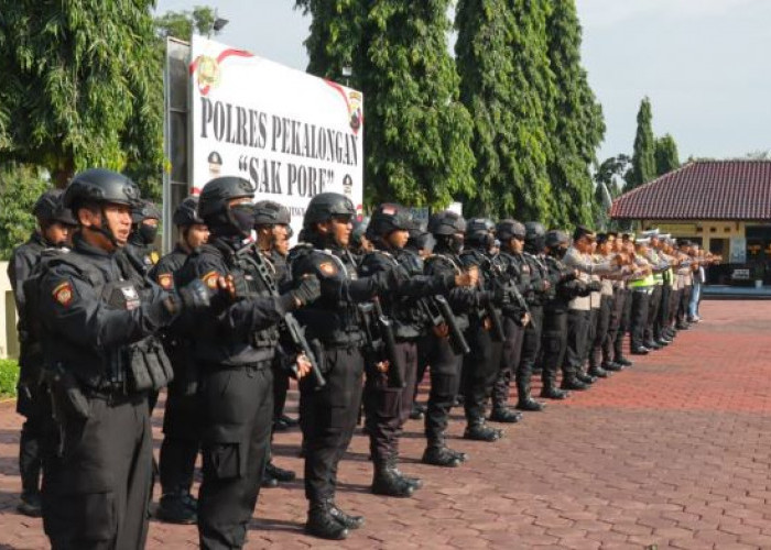 Polres Pekalongan Terjunkan 125 Personel untuk Pengamanan Rekapitulasi di KPU Kabupaten Pekalongan