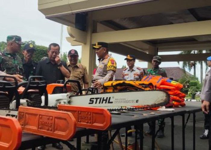 Waspadai Bencana Alam, Polres Pekalongan Gelar Apel Gelar Pasukan Kesiapan Penanganan Bencana Alam