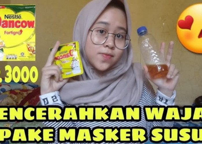 DIY Masker Susu untuk Mencerahkan Wajah Kusam, Cukup Tambahkan 2 Bahan Ini 