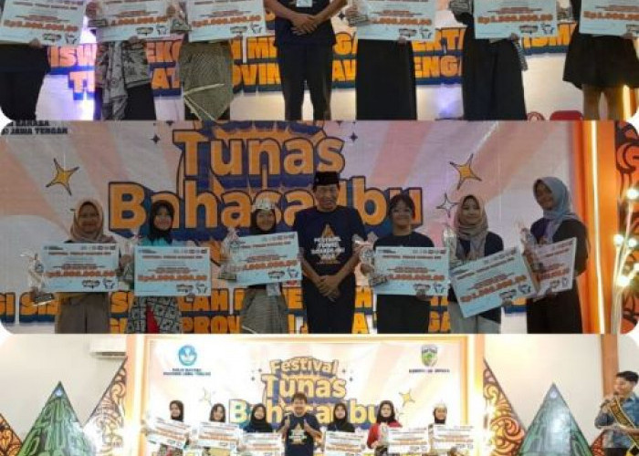 Kabupaten Pekalongan Raih 2 Medali Emas dan 1 Juara Harapan 3 di Festival Tunas Bahasa Ibu Tingkat Jateng 2024