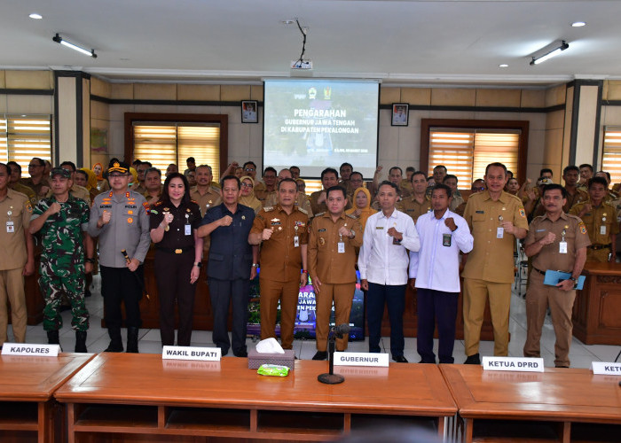 Plt Bupati Pekalongan & Jajaran Pemda Pekalongan Terima Arahan Gubernur, Pastikan Pemerintahan Tetap Berjalan